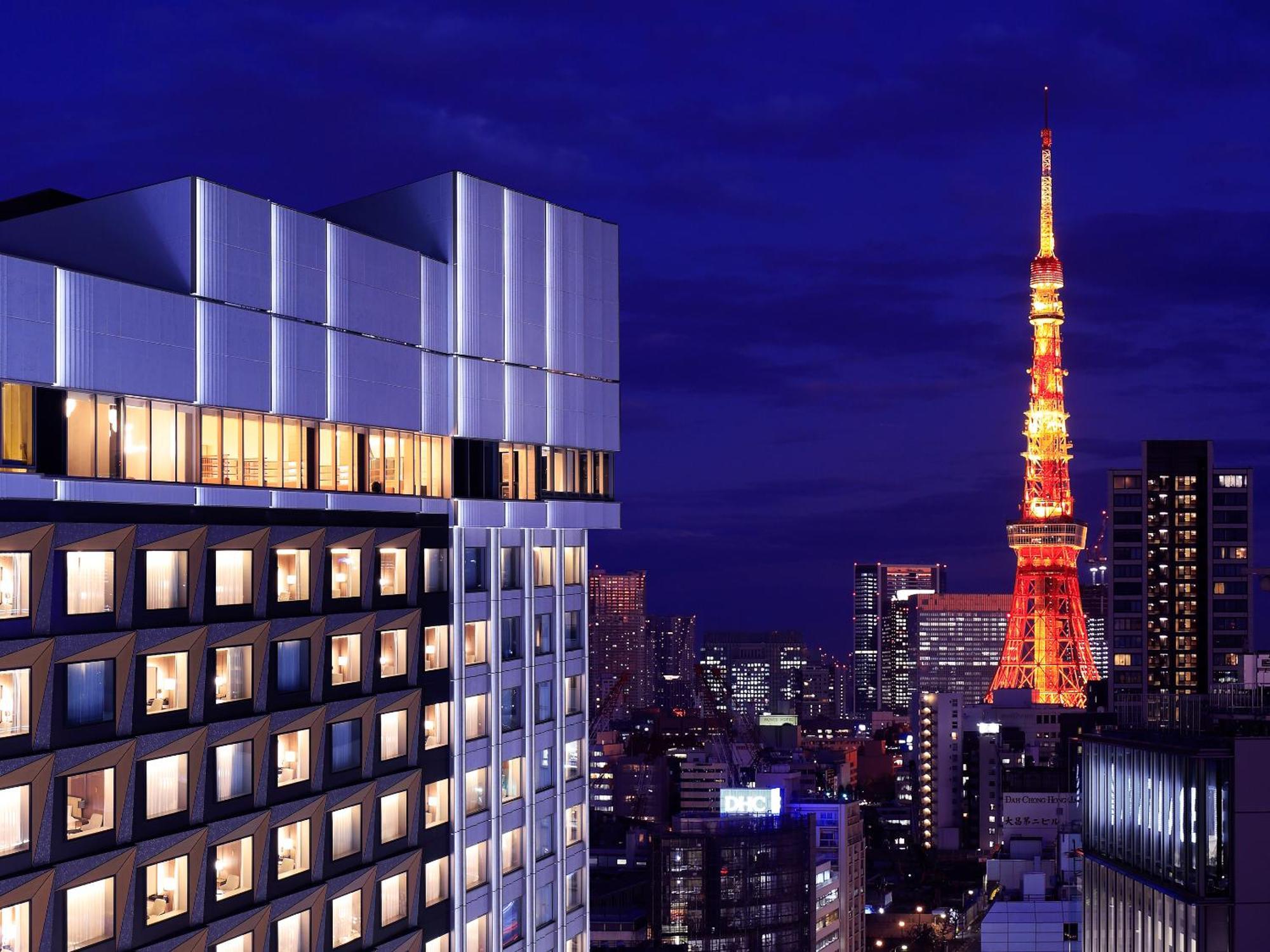 Mitsui Garden Hotel Roppongi Tokyo Premier Экстерьер фото The hotel at night