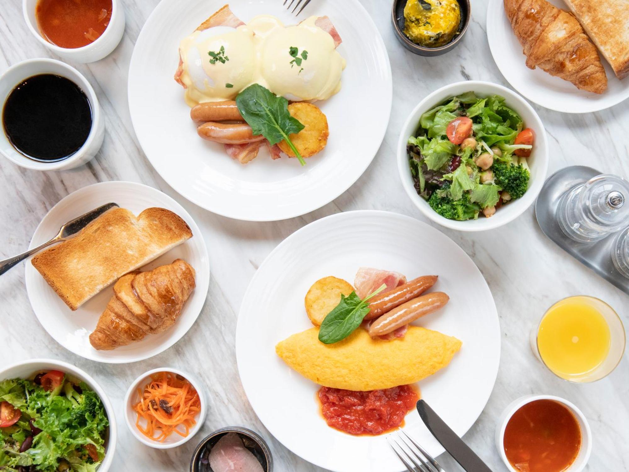 Mitsui Garden Hotel Roppongi Tokyo Premier Экстерьер фото A typical breakfast at the restaurant